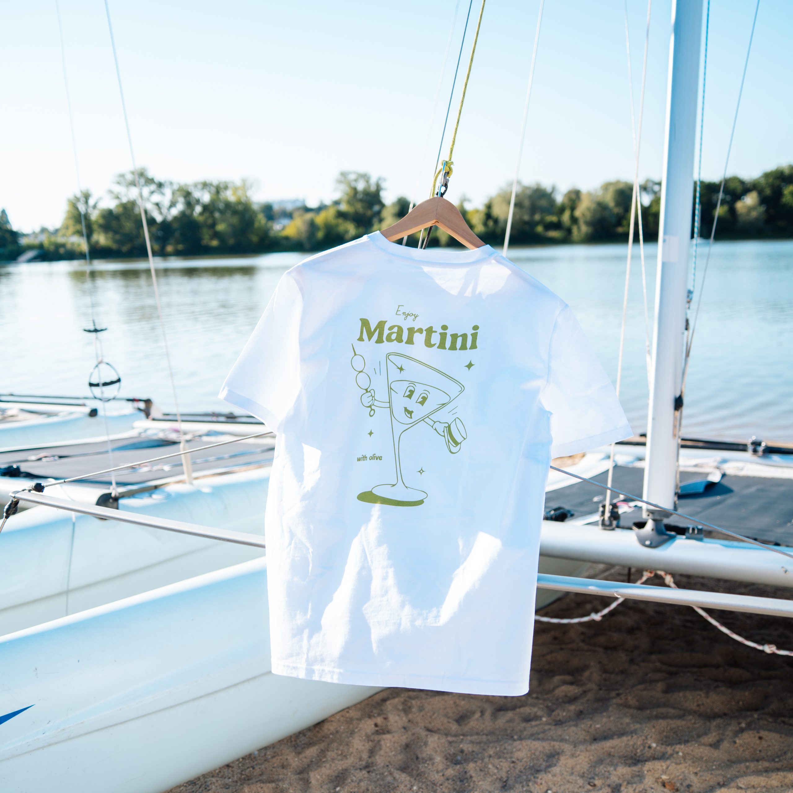 T-shirt Martini cocktail culte cinéma